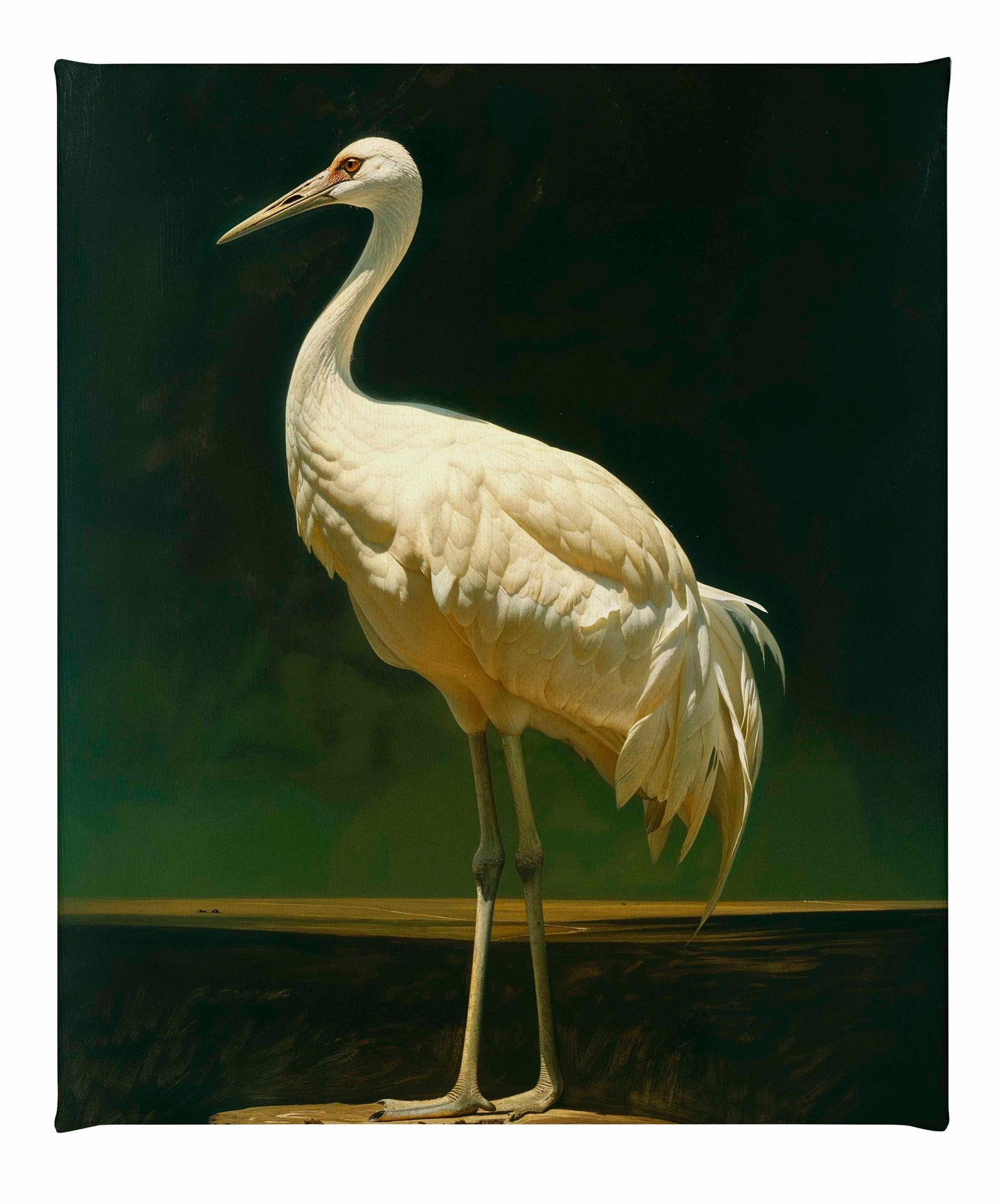 Noble Grace - Crane - Gallery Wrapped Canvas