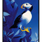 Arctic Sentinel - Puffin on Rocky Cliff - Gallery Wrapped Canvas