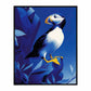 Arctic Sentinel - Puffin on Rocky Cliff - Gallery Wrapped Canvas