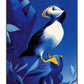 Arctic Sentinel - Puffin on Rocky Cliff - Gallery Wrapped Canvas