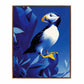 Arctic Sentinel - Puffin on Rocky Cliff - Gallery Wrapped Canvas