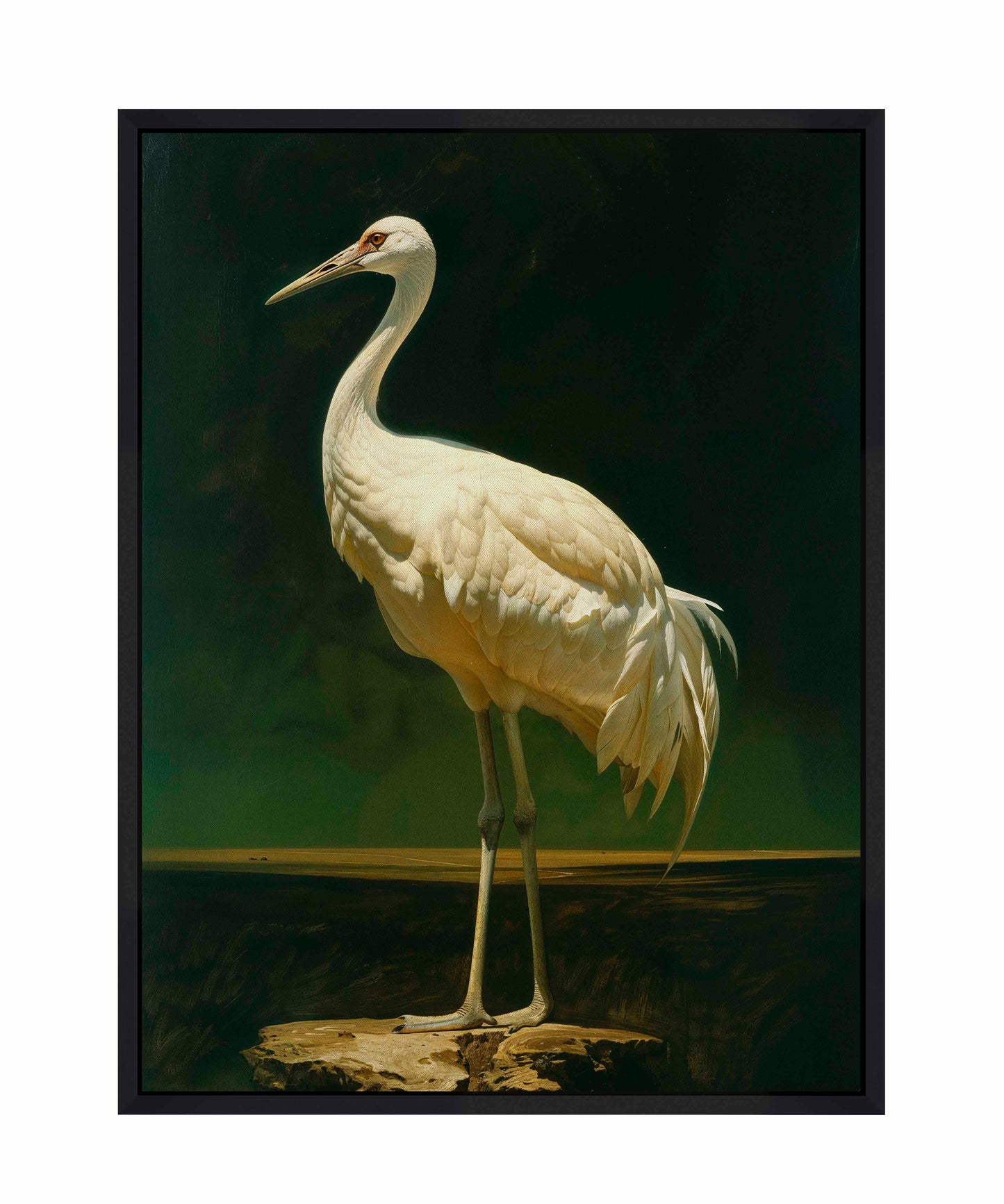 Noble Grace - Crane - Gallery Wrapped Canvas