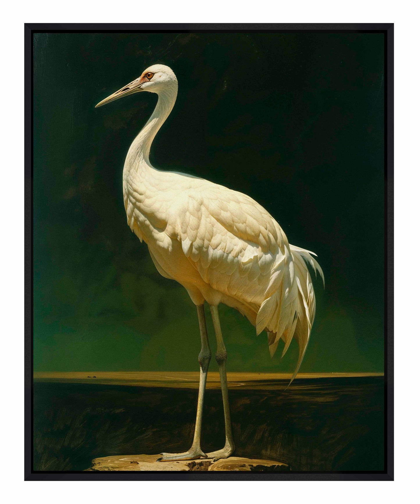 Noble Grace - Crane - Gallery Wrapped Canvas