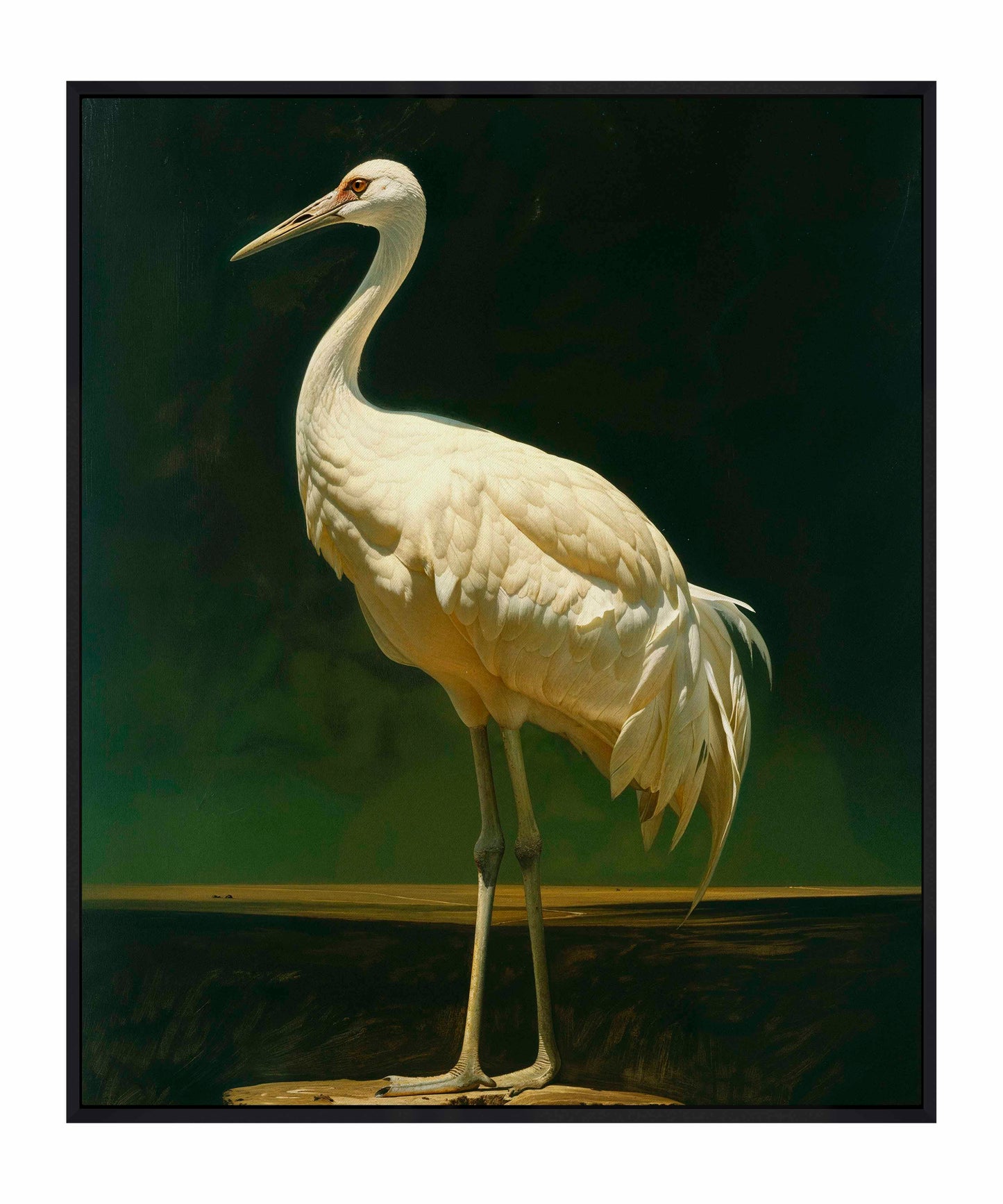 Noble Grace - Crane - Gallery Wrapped Canvas