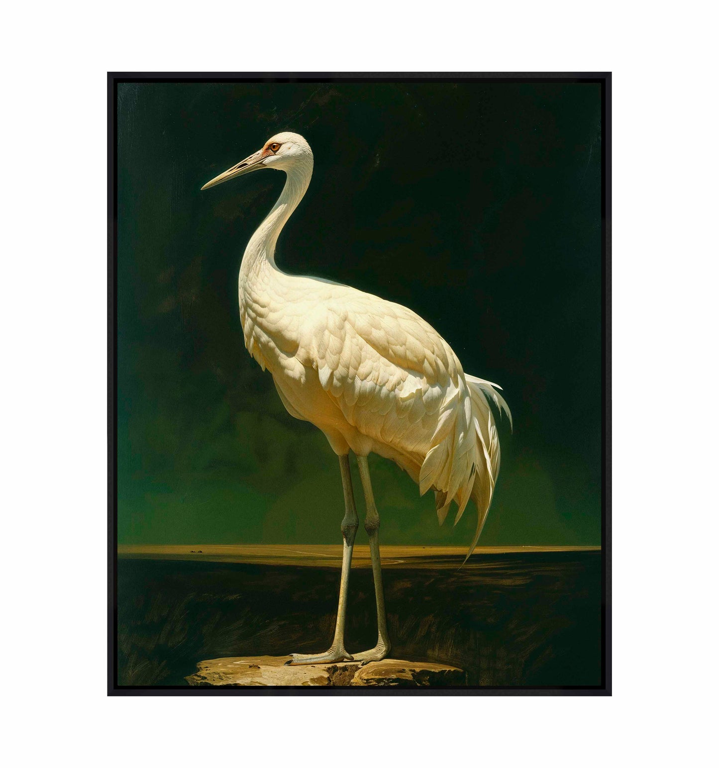 Noble Grace - Crane - Gallery Wrapped Canvas