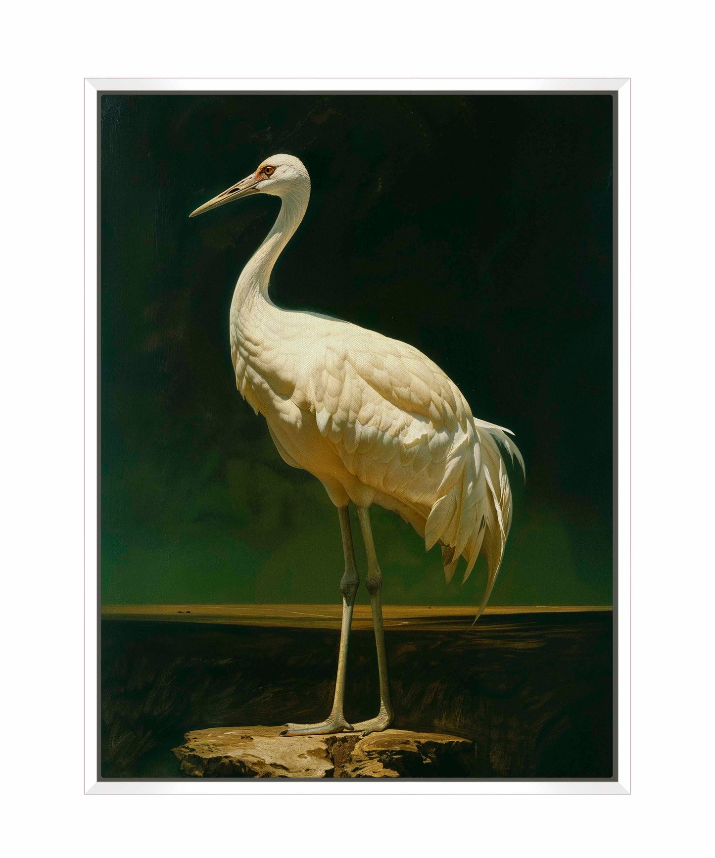 Noble Grace - Crane - Gallery Wrapped Canvas