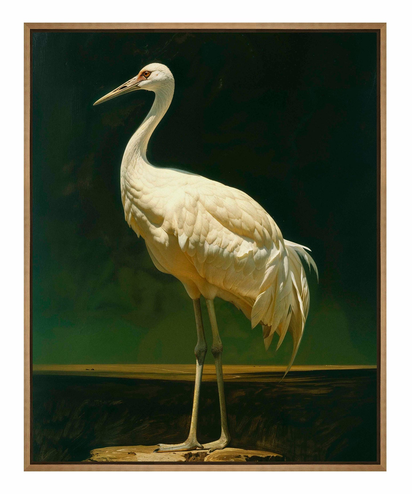 Noble Grace - Crane - Gallery Wrapped Canvas