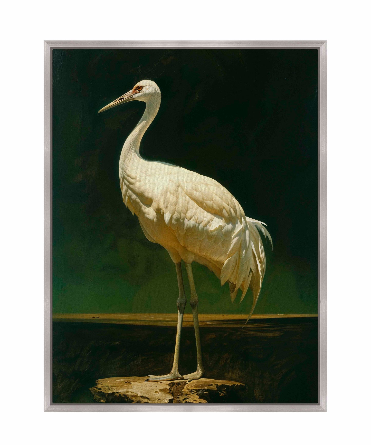 Noble Grace - Crane - Gallery Wrapped Canvas