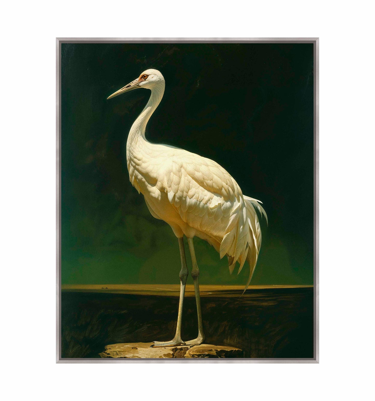 Noble Grace - Crane - Gallery Wrapped Canvas