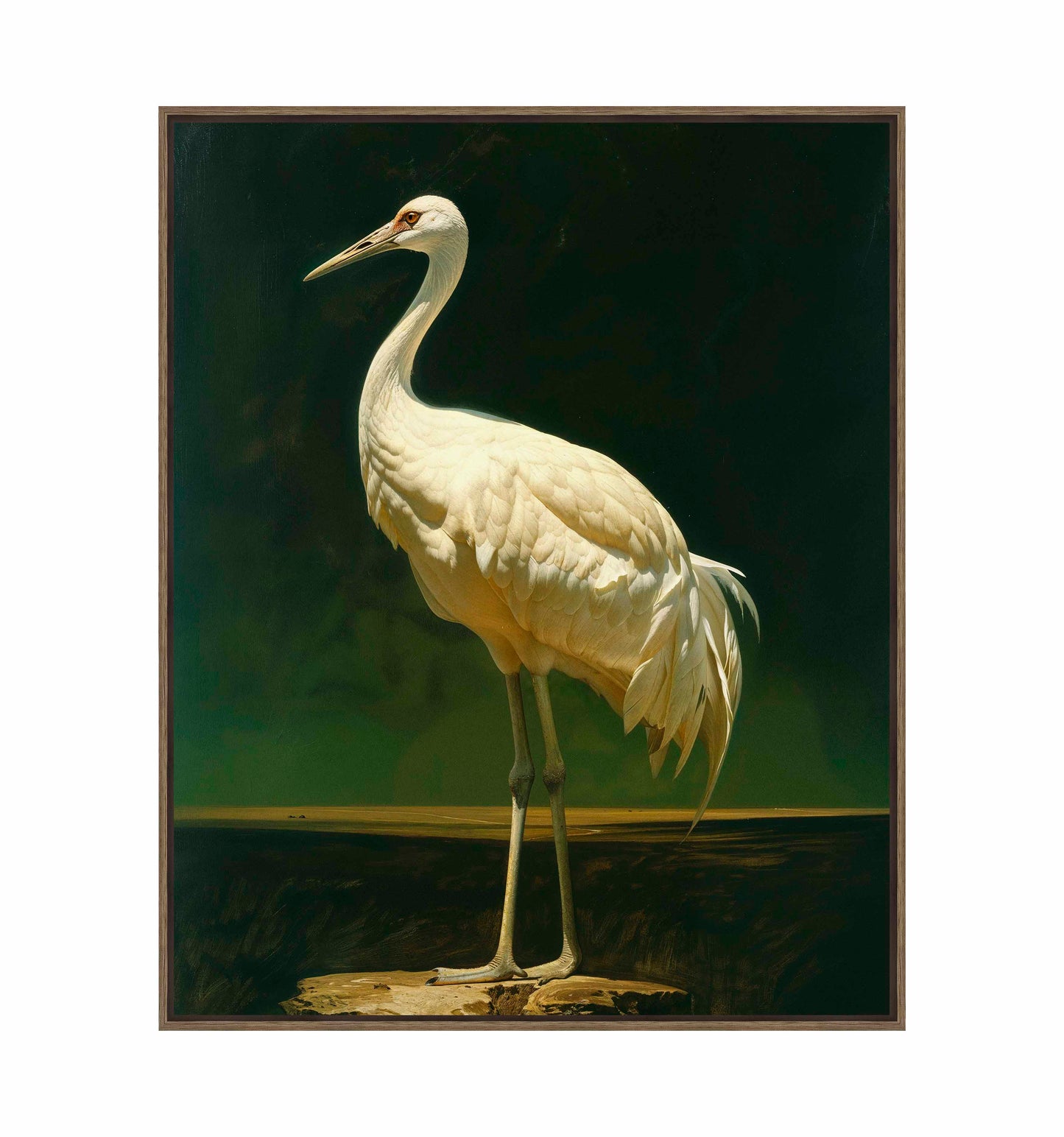 Noble Grace - Crane - Gallery Wrapped Canvas