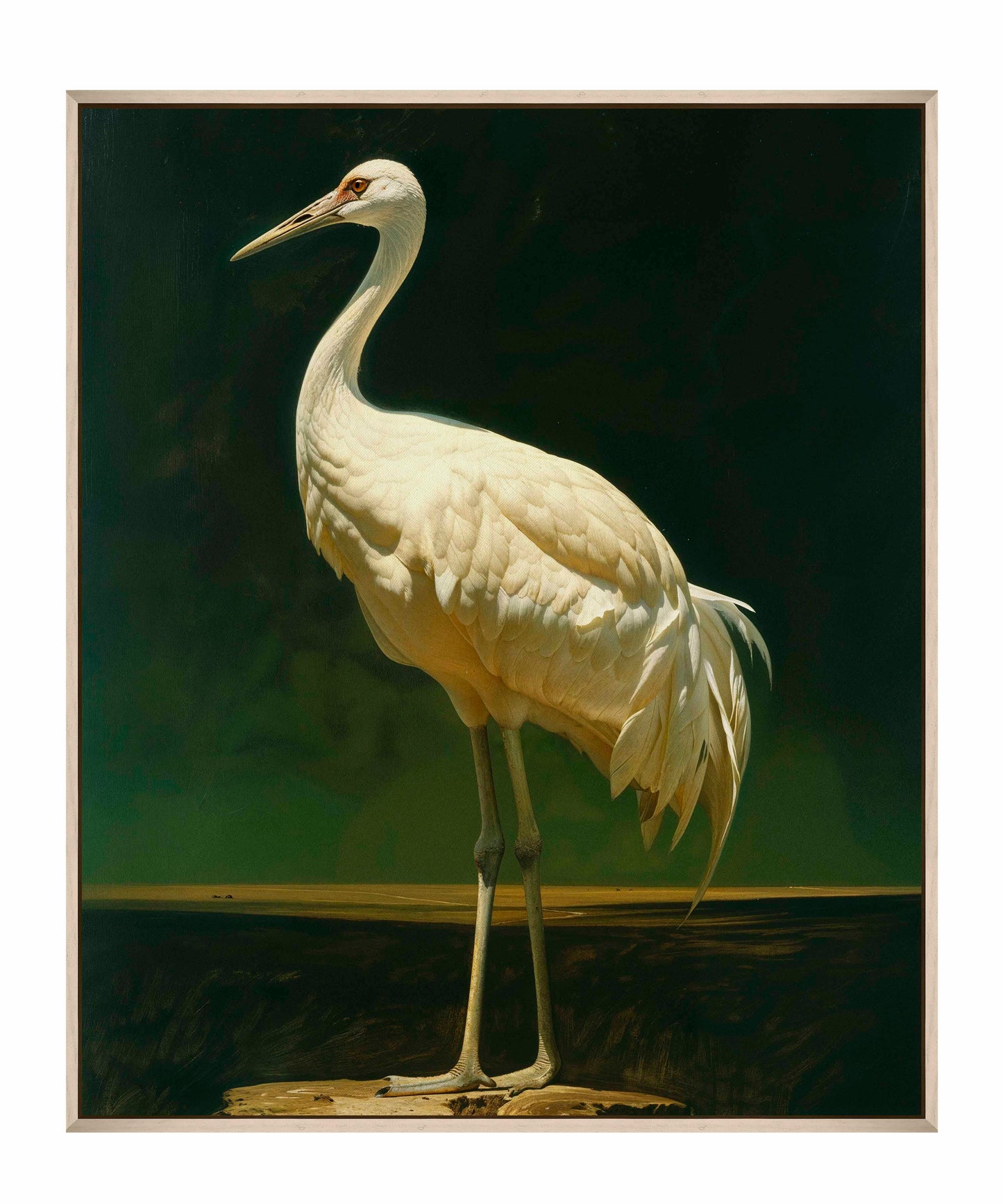 Noble Grace - Crane - Gallery Wrapped Canvas