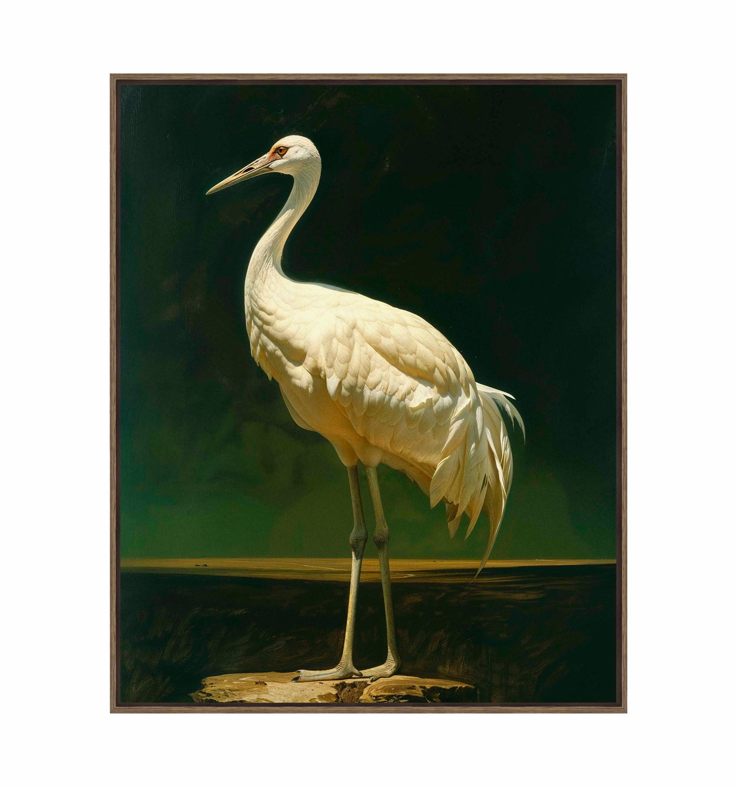 Noble Grace - Crane - Gallery Wrapped Canvas