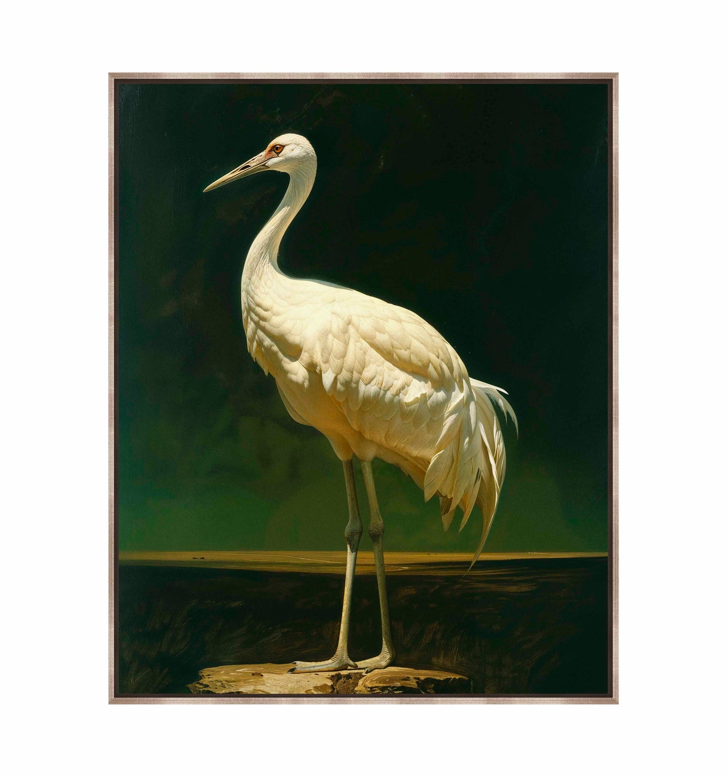 Noble Grace - Crane - Gallery Wrapped Canvas