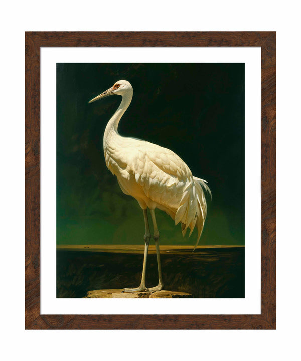 Noble Grace - Crane - Art Prints