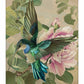 Emerald Flight - Hummingbird Among Hibiscus - Gallery Wrapped Canvas