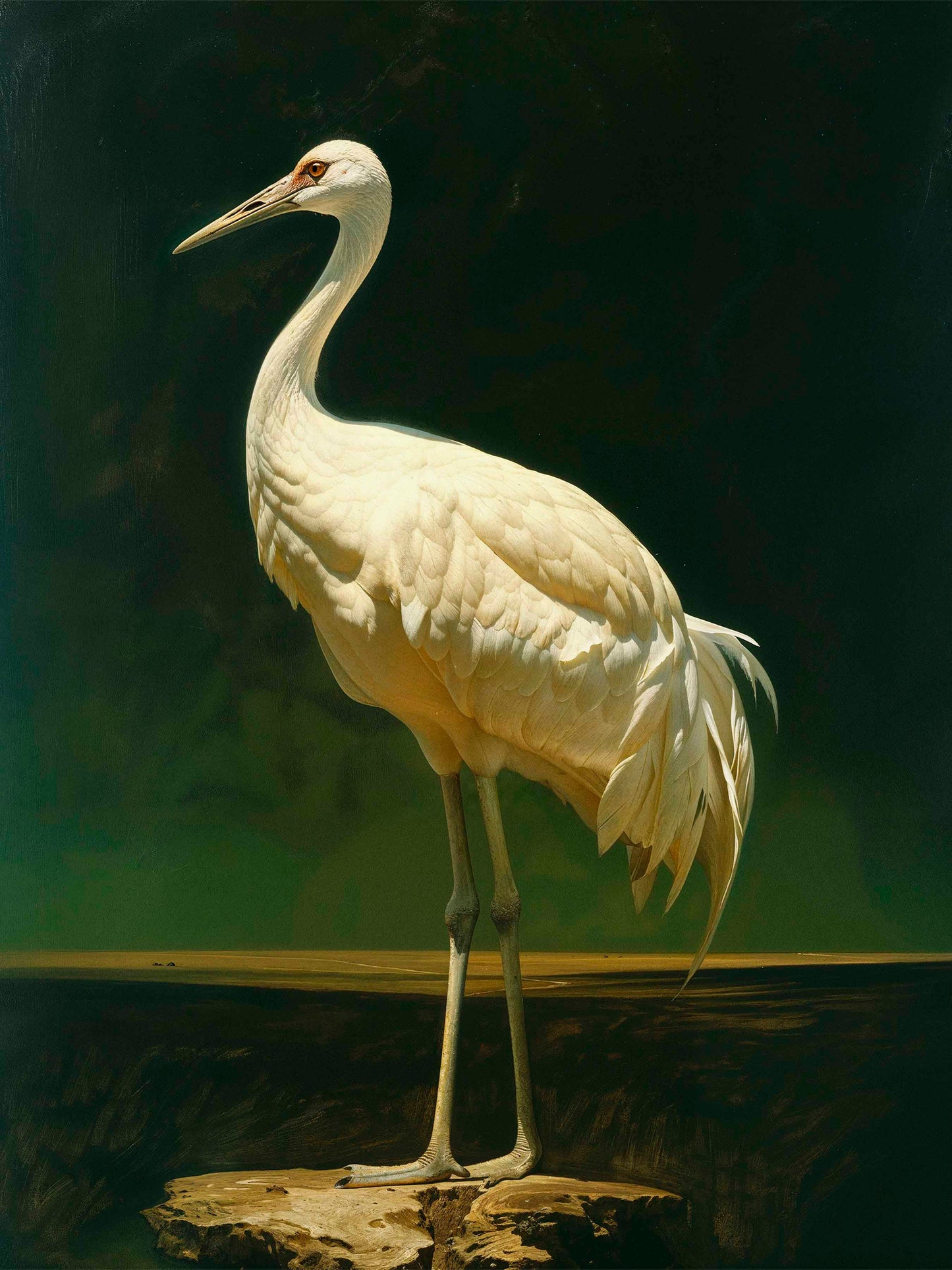 Noble Grace - Crane - Limited Edition Canvas