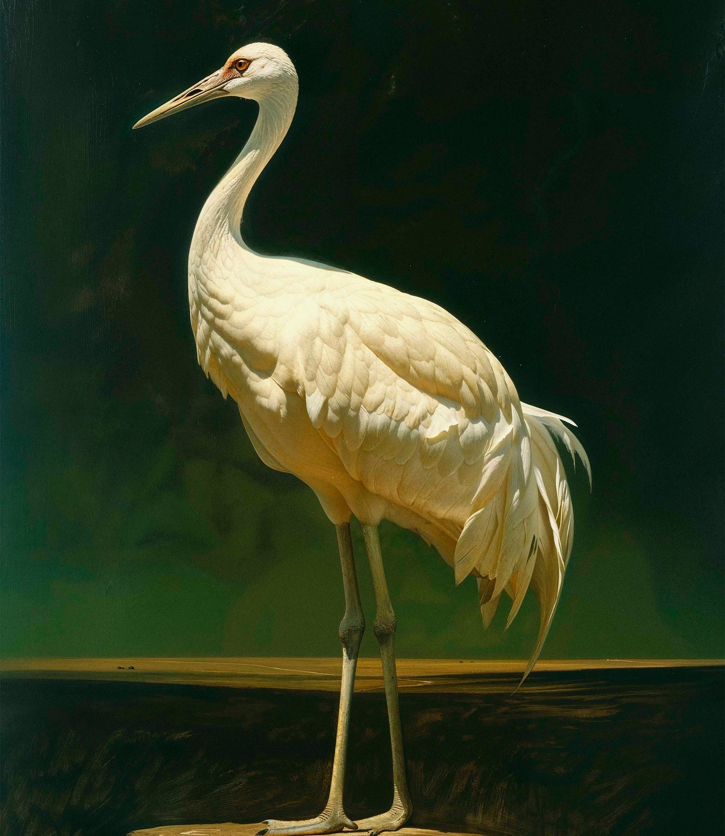 Noble Grace - Crane - Limited Edition Canvas