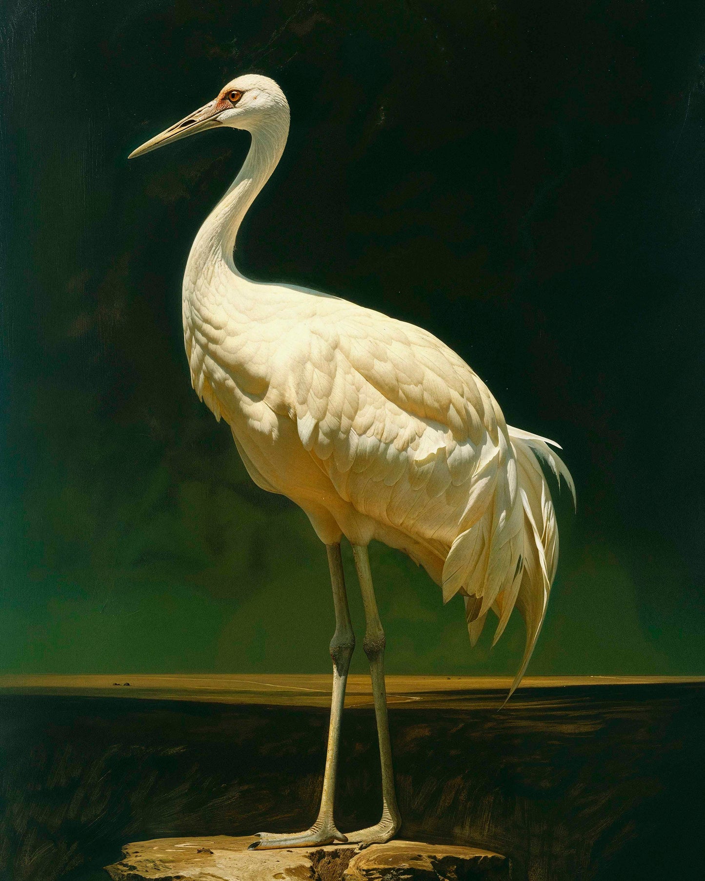 Noble Grace - Crane - Limited Edition Canvas