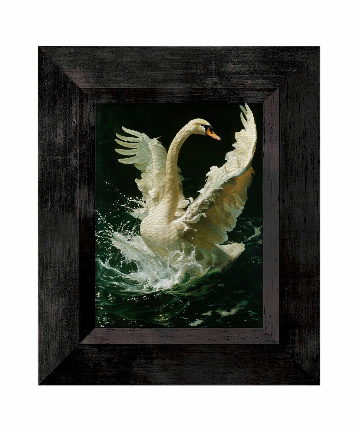 Ethereal Majesty - Swan in Flight - Limited Edition Canvas