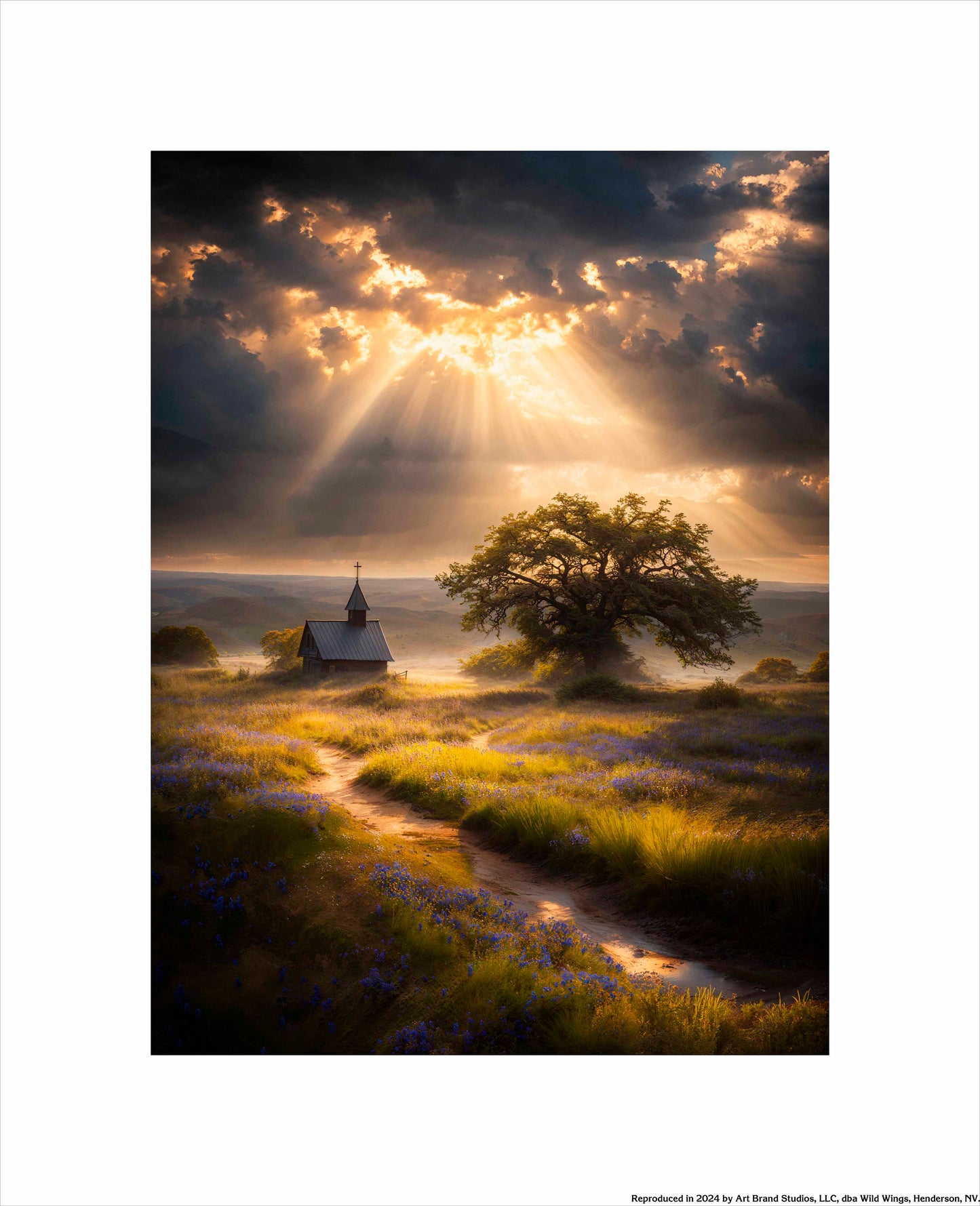 Celestial Rays Over Lone Star Land I - Art Prints