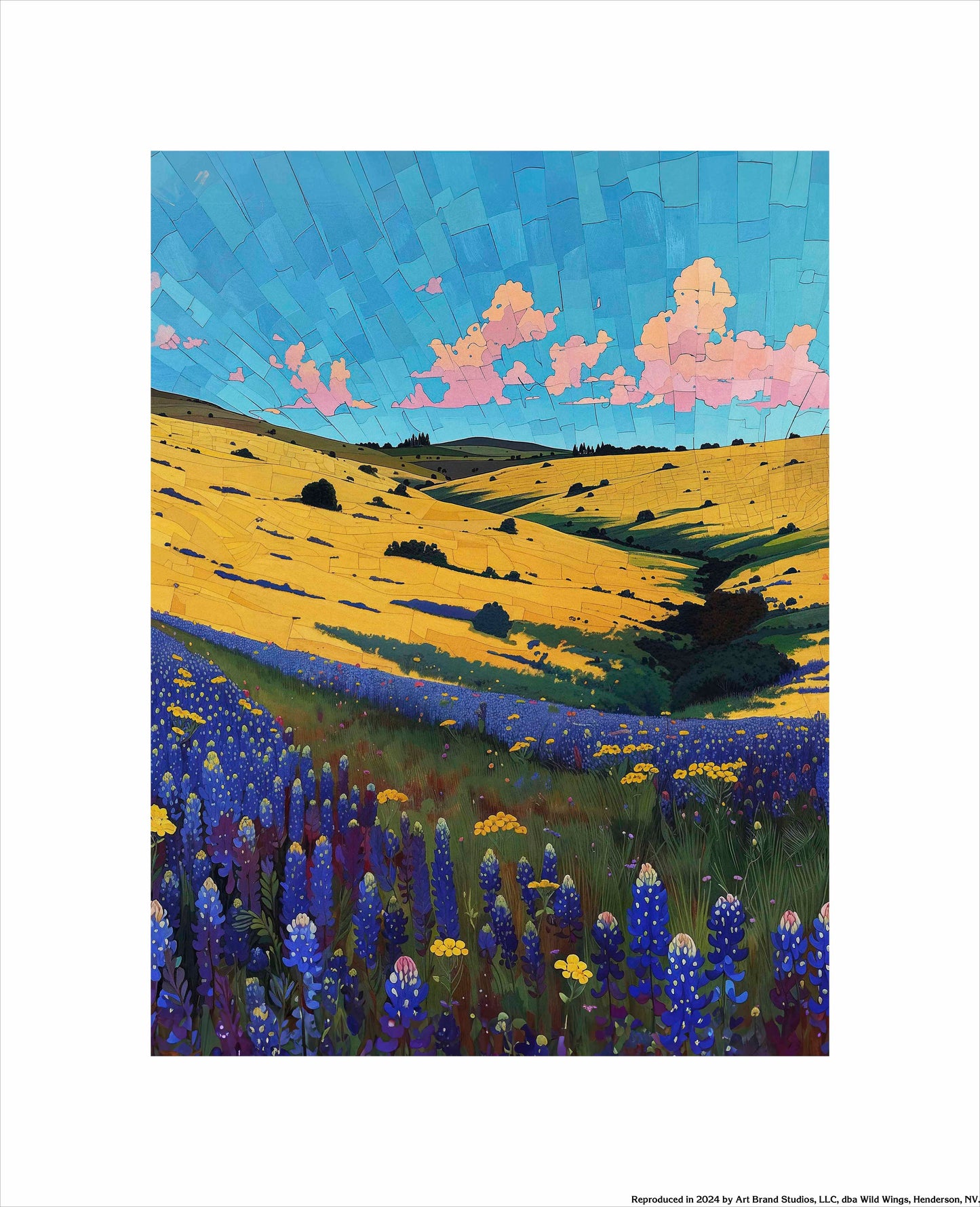 Bluebonnet Breeze I - Art Prints