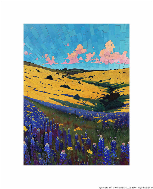 Bluebonnet Breeze I - Art Prints