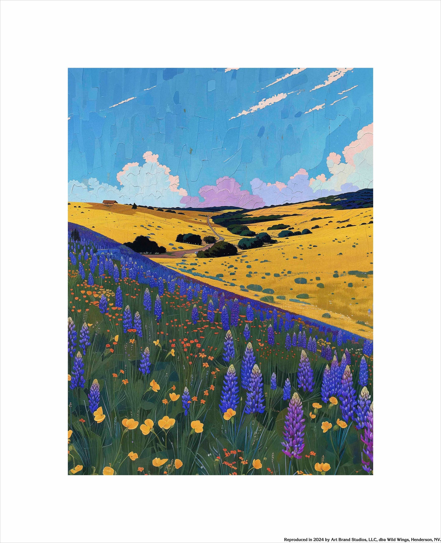 Bluebonnet Breeze II - Art Prints