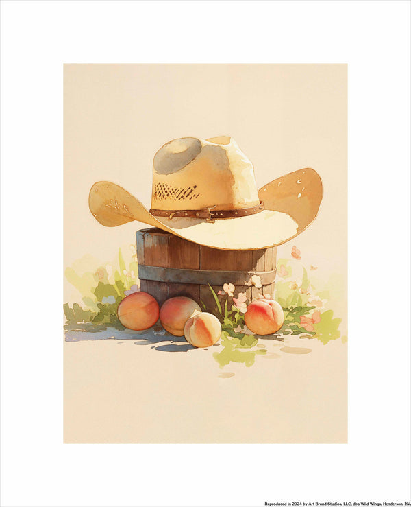 Summer Texas Hats I - Art Prints