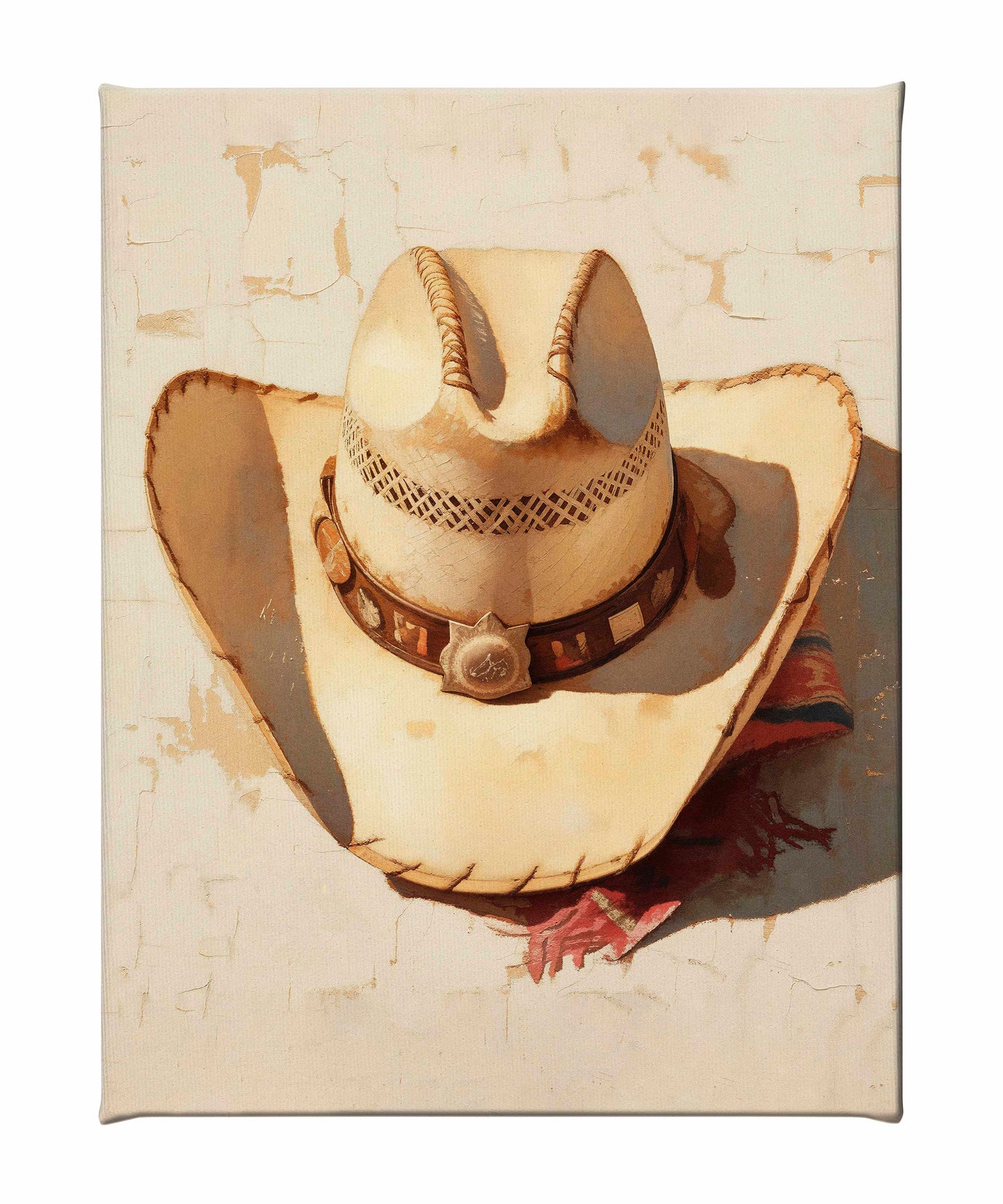 Summer Texas Hats II - Gallery Wrapped Canvas