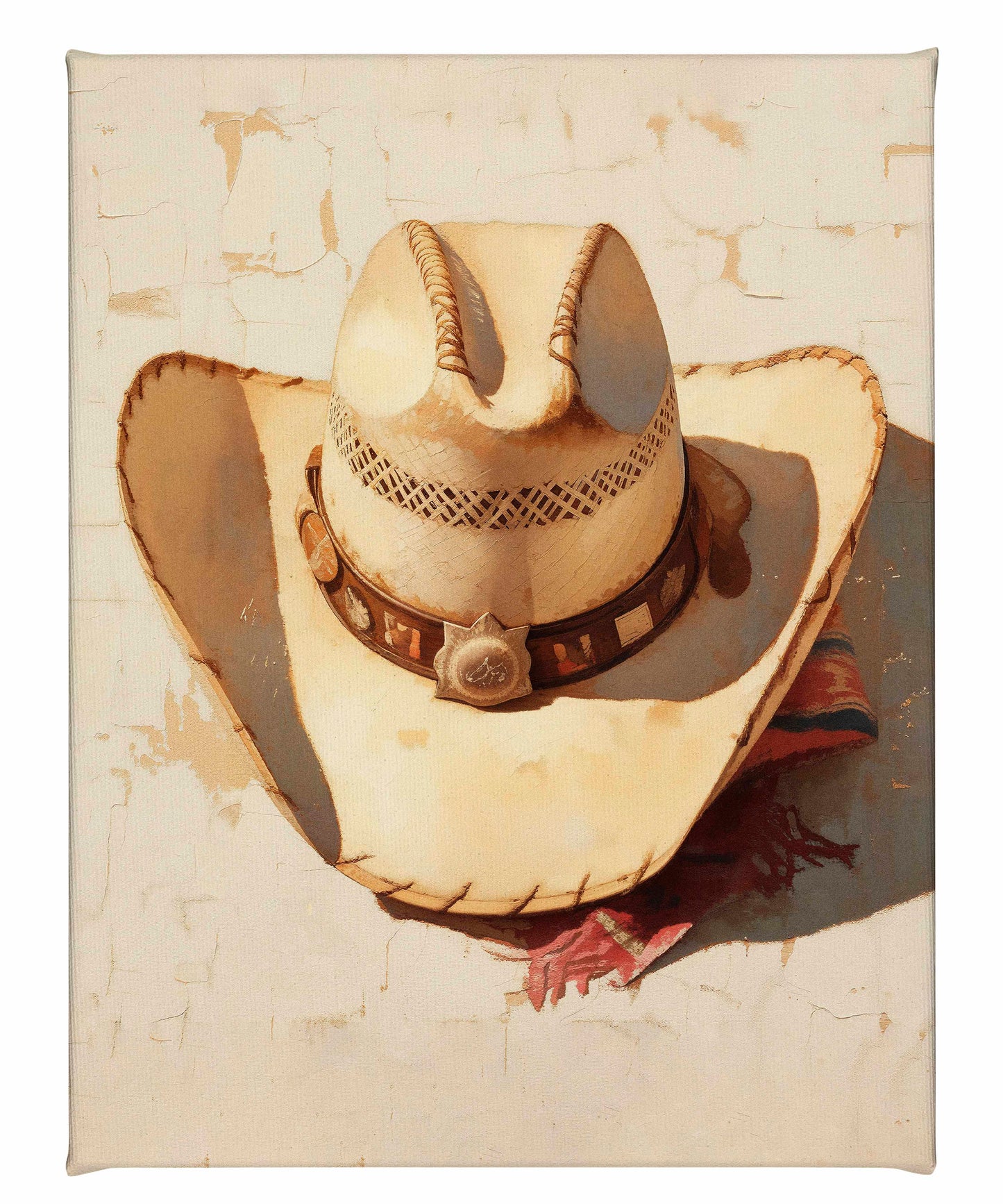 Summer Texas Hats II - Gallery Wrapped Canvas