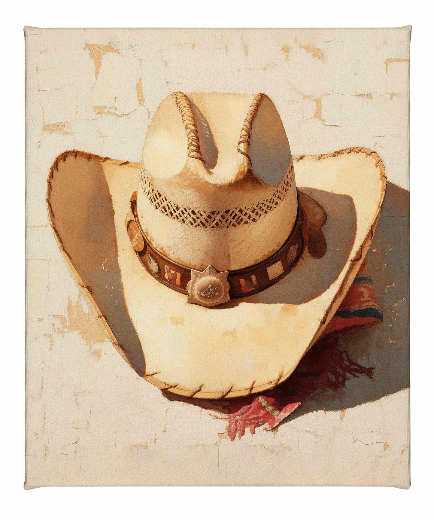 Summer Texas Hats II - Gallery Wrapped Canvas