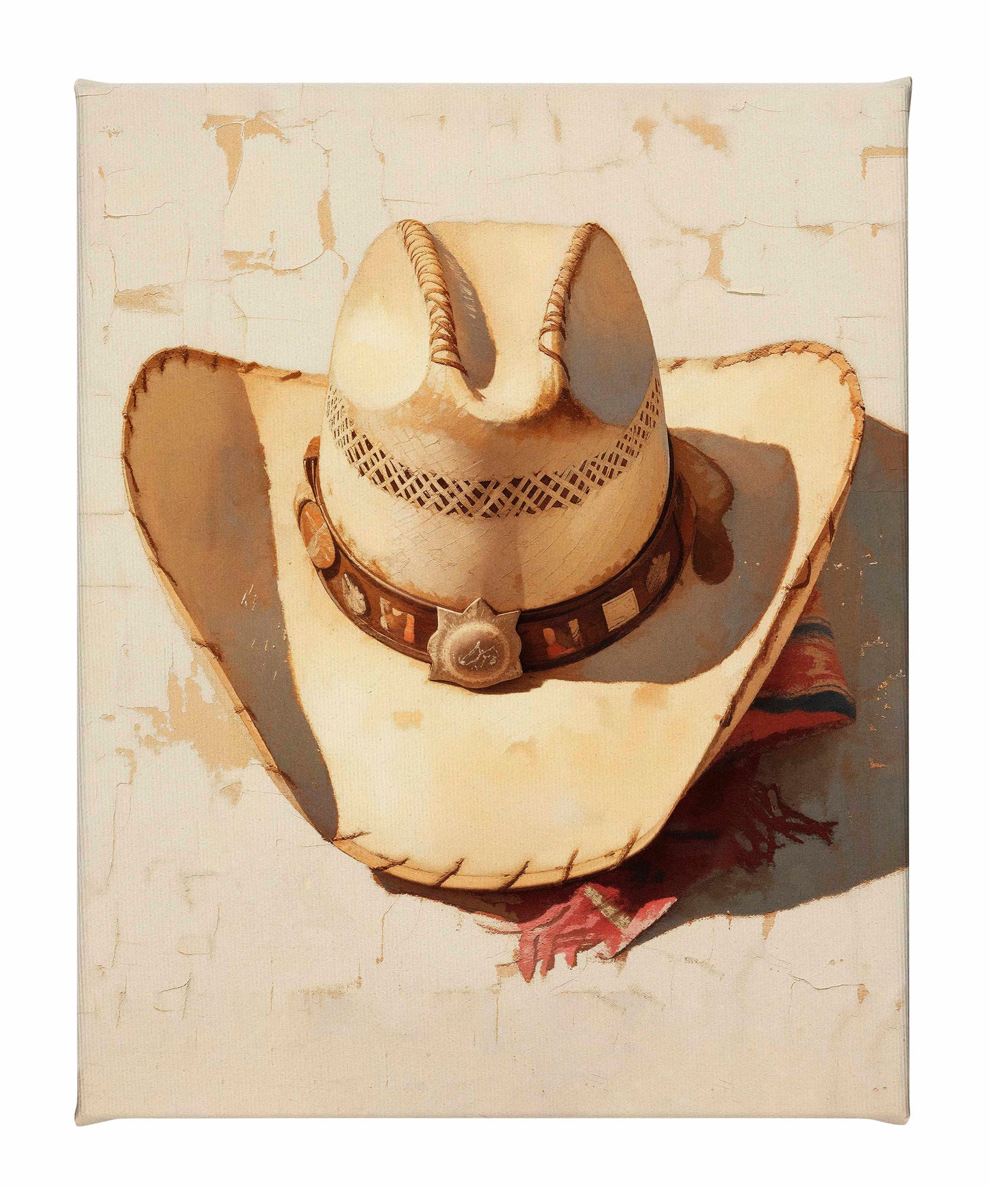 Summer Texas Hats II - Gallery Wrapped Canvas