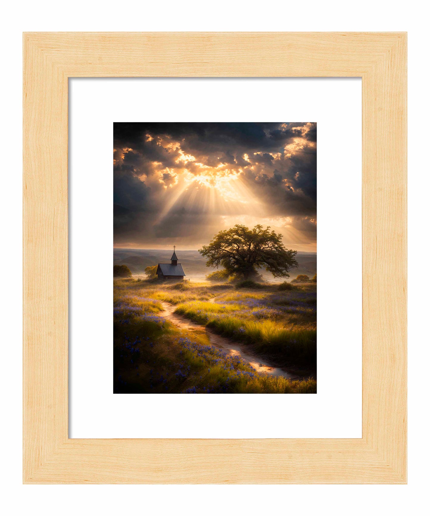 Celestial Rays Over Lone Star Land I - Art Prints