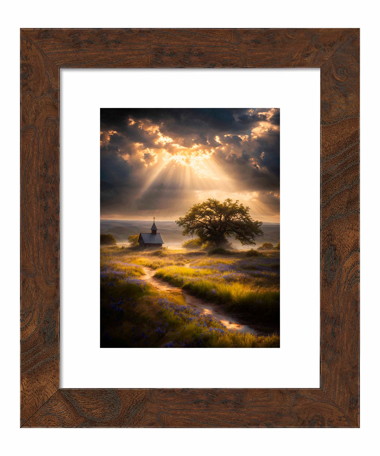 Celestial Rays Over Lone Star Land I - Art Prints