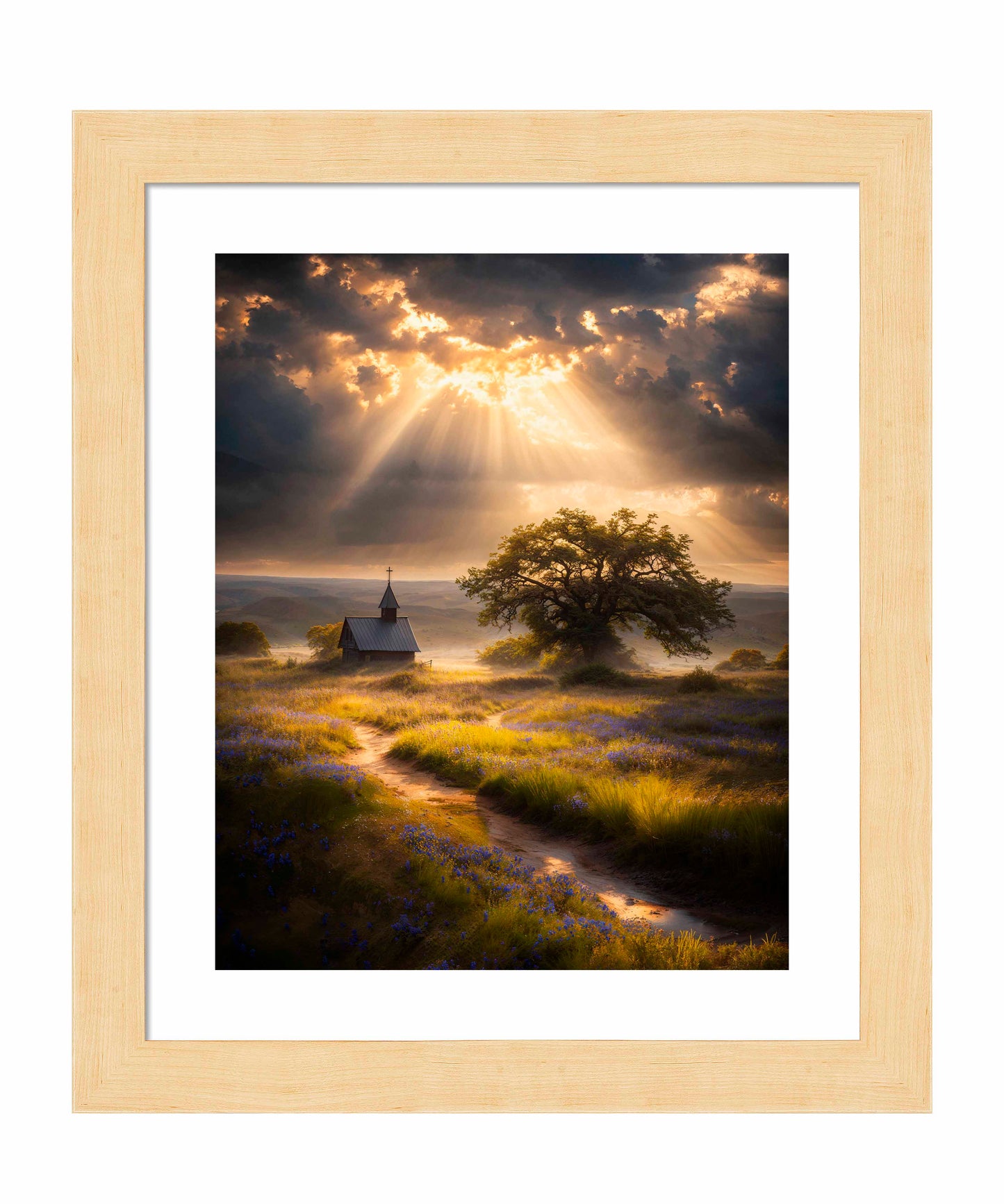 Celestial Rays Over Lone Star Land I - Art Prints