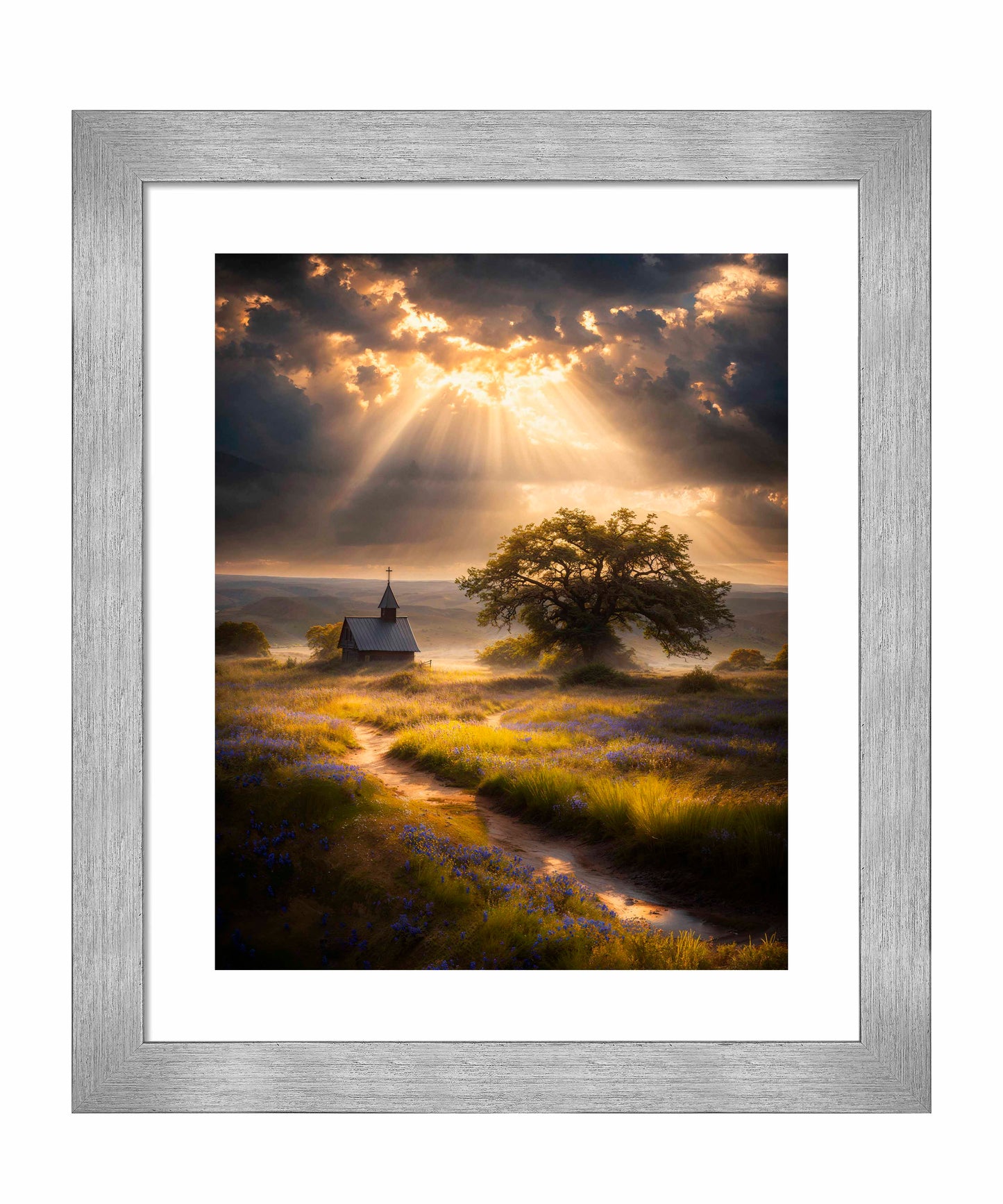 Celestial Rays Over Lone Star Land I - Art Prints