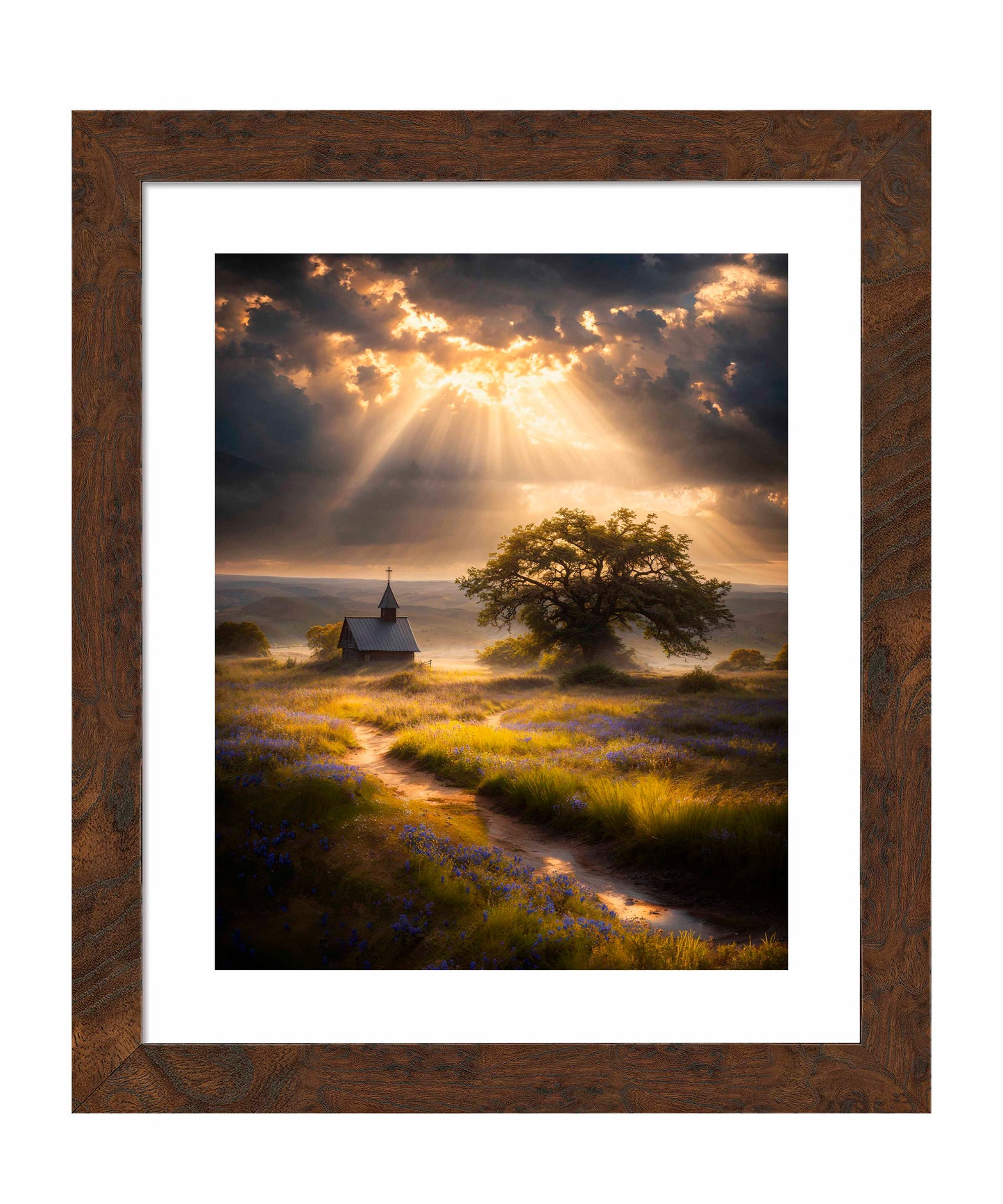 Celestial Rays Over Lone Star Land I - Art Prints