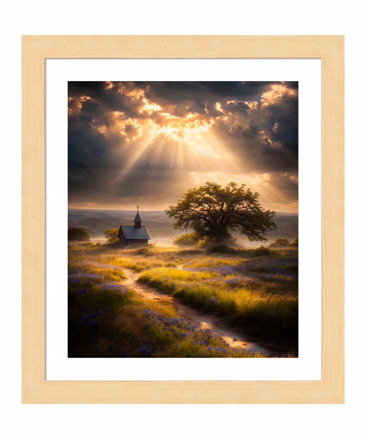 Celestial Rays Over Lone Star Land I - Art Prints