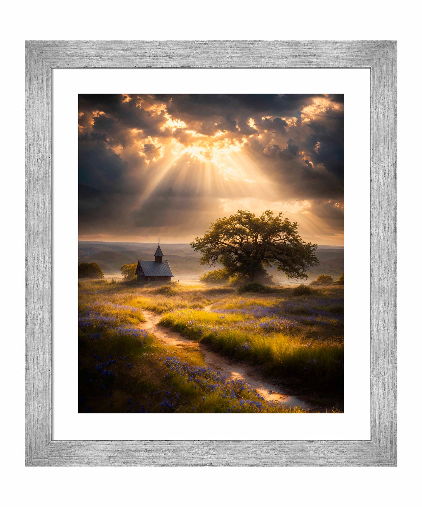 Celestial Rays Over Lone Star Land I - Art Prints