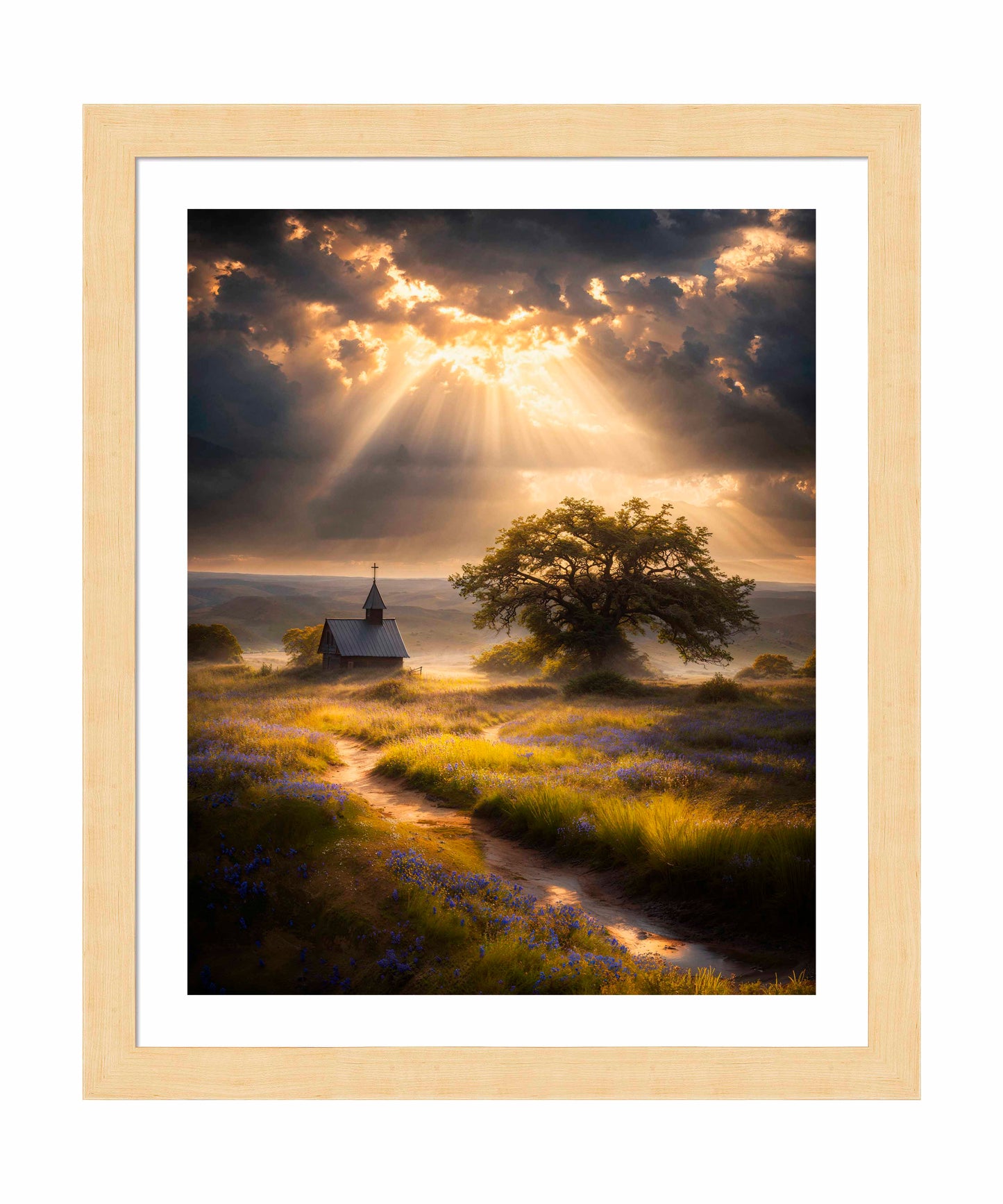 Celestial Rays Over Lone Star Land I - Art Prints