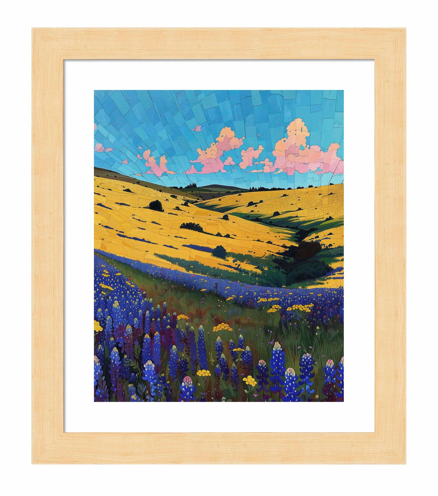 Bluebonnet Breeze I - Art Prints