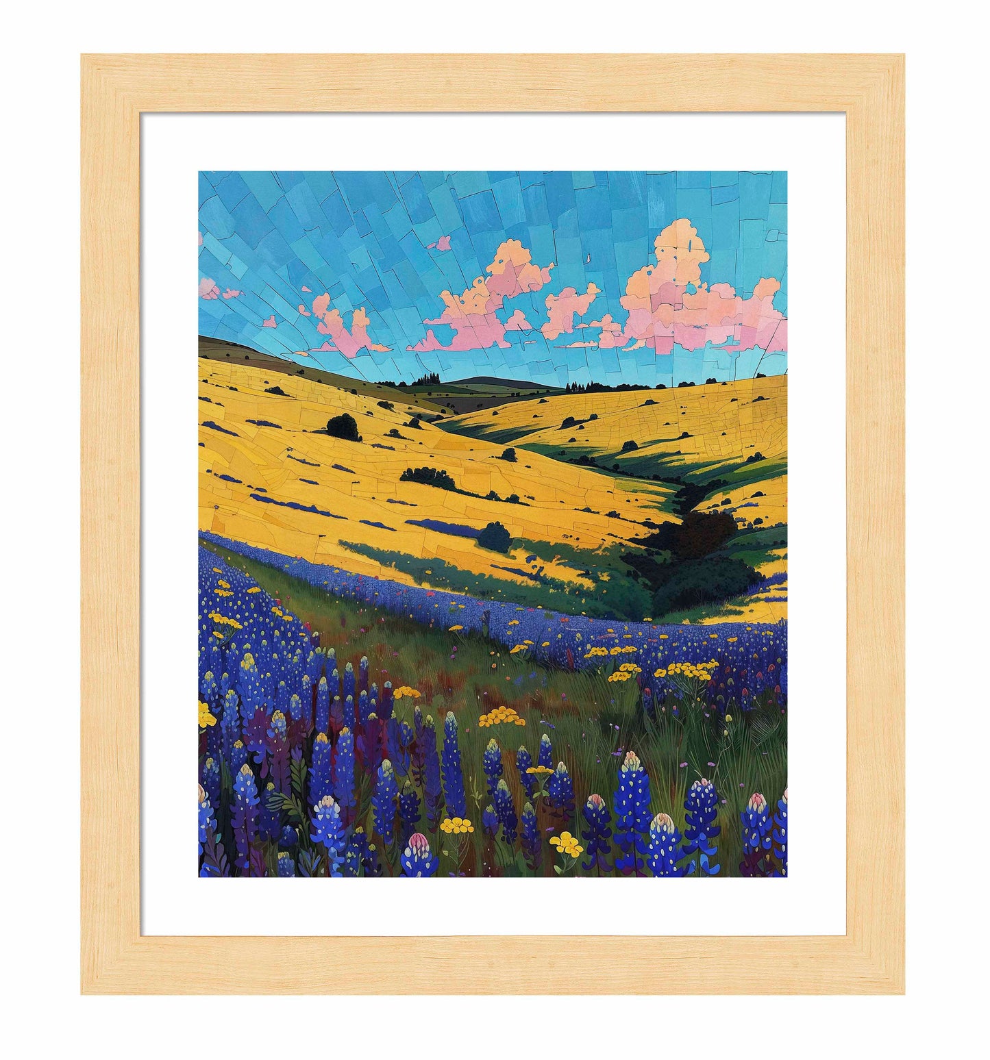 Bluebonnet Breeze I - Art Prints
