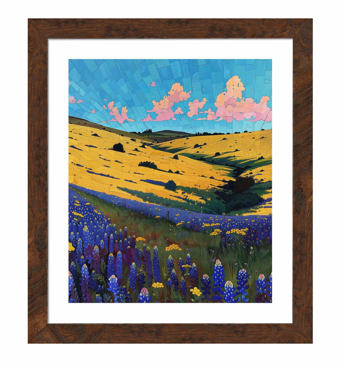 Bluebonnet Breeze I - Art Prints