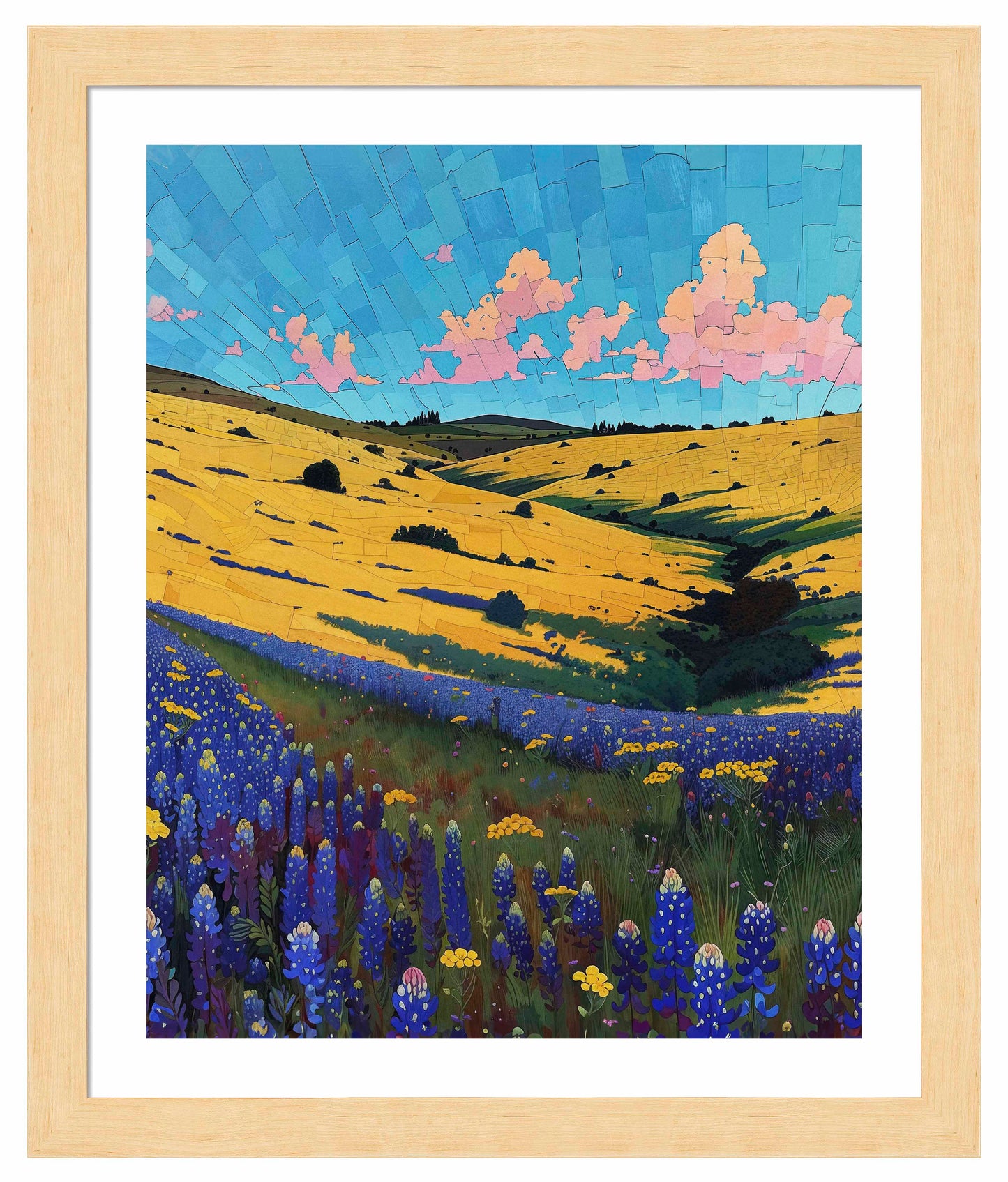 Bluebonnet Breeze I - Art Prints