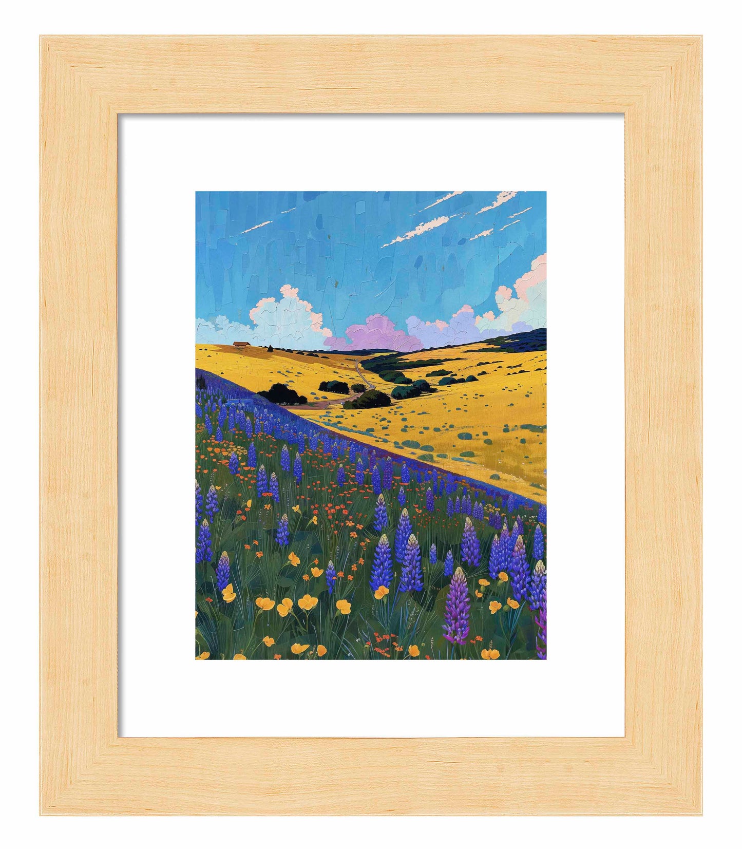 Bluebonnet Breeze II - Art Prints