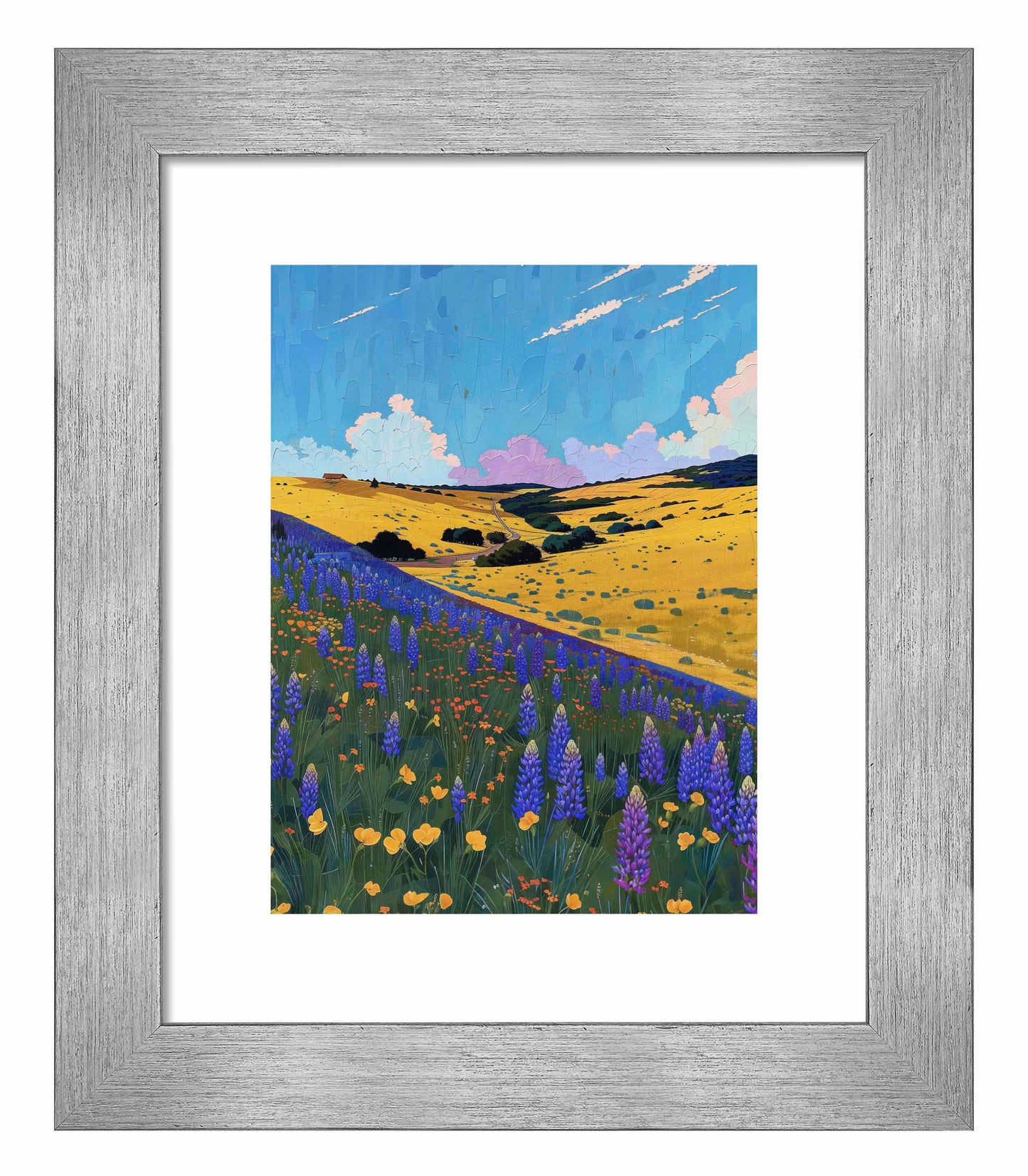 Bluebonnet Breeze II - Art Prints