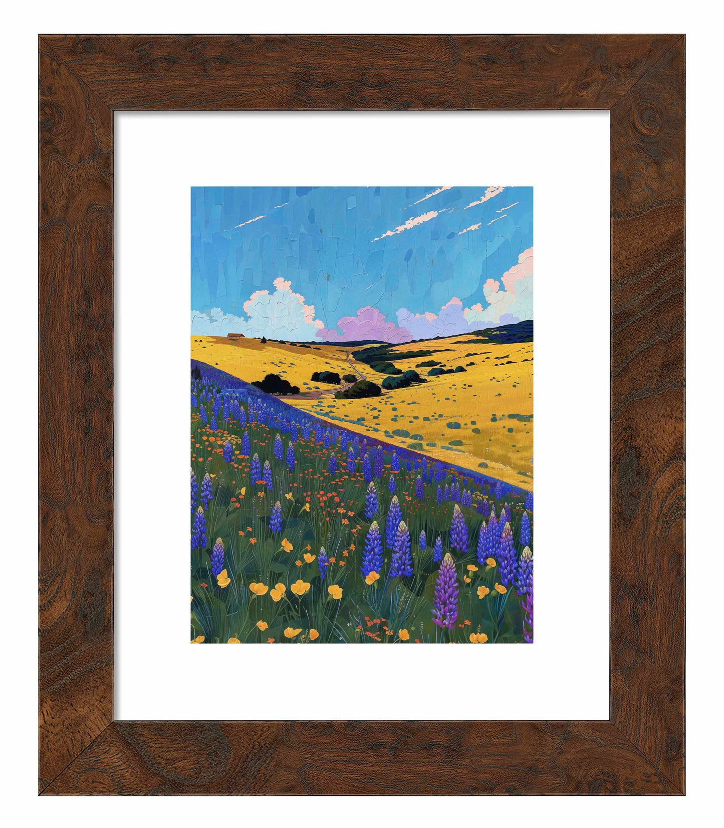Bluebonnet Breeze II - Art Prints