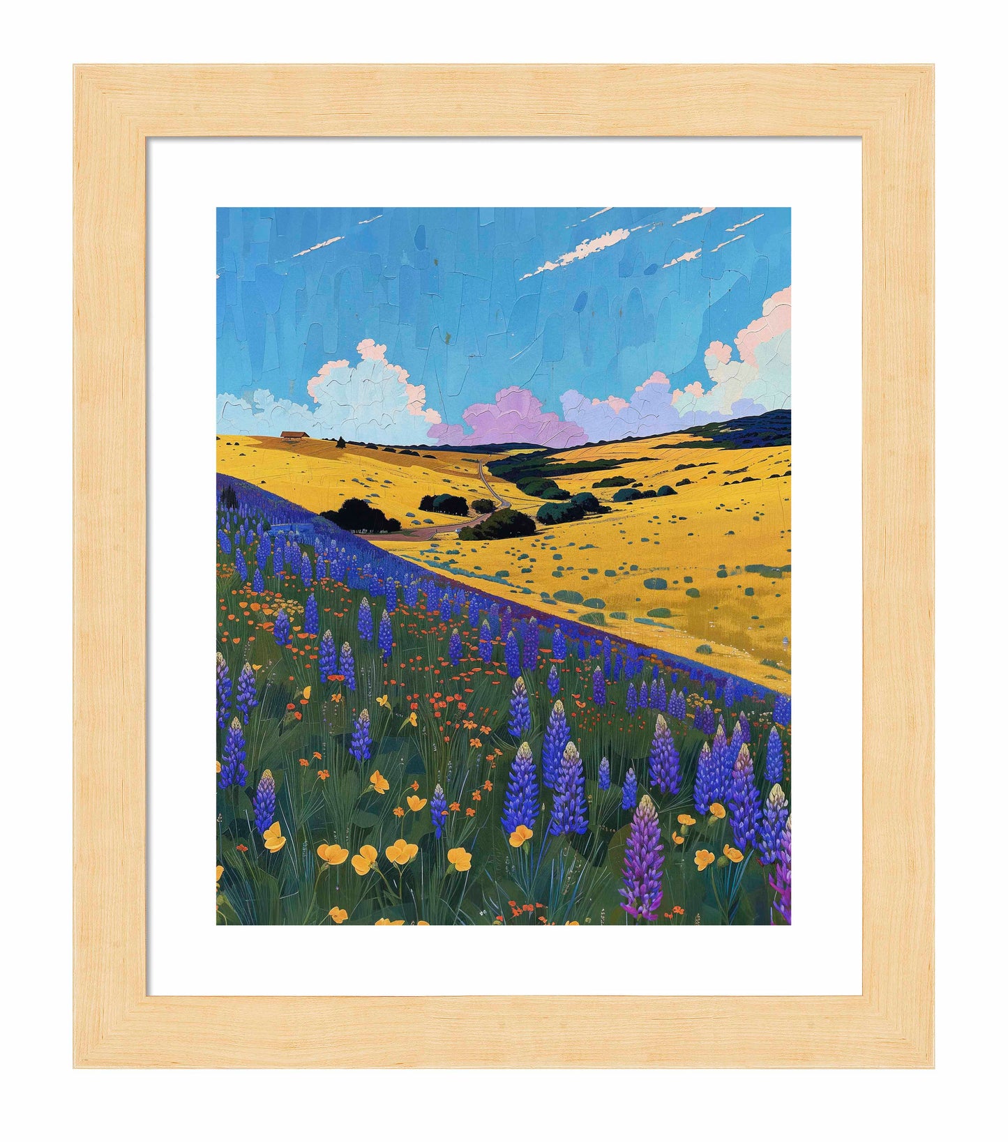 Bluebonnet Breeze II - Art Prints