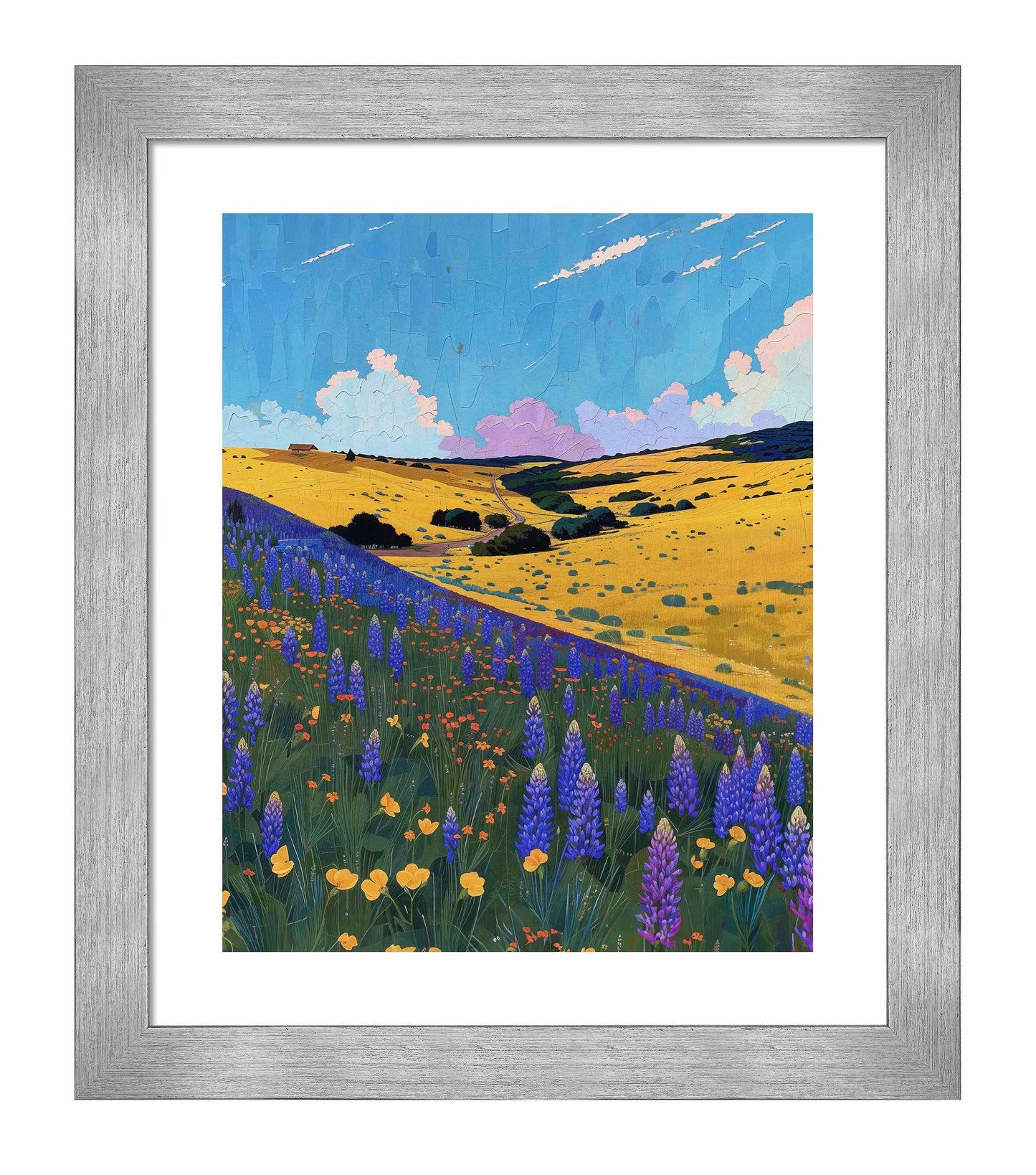 Bluebonnet Breeze II - Art Prints