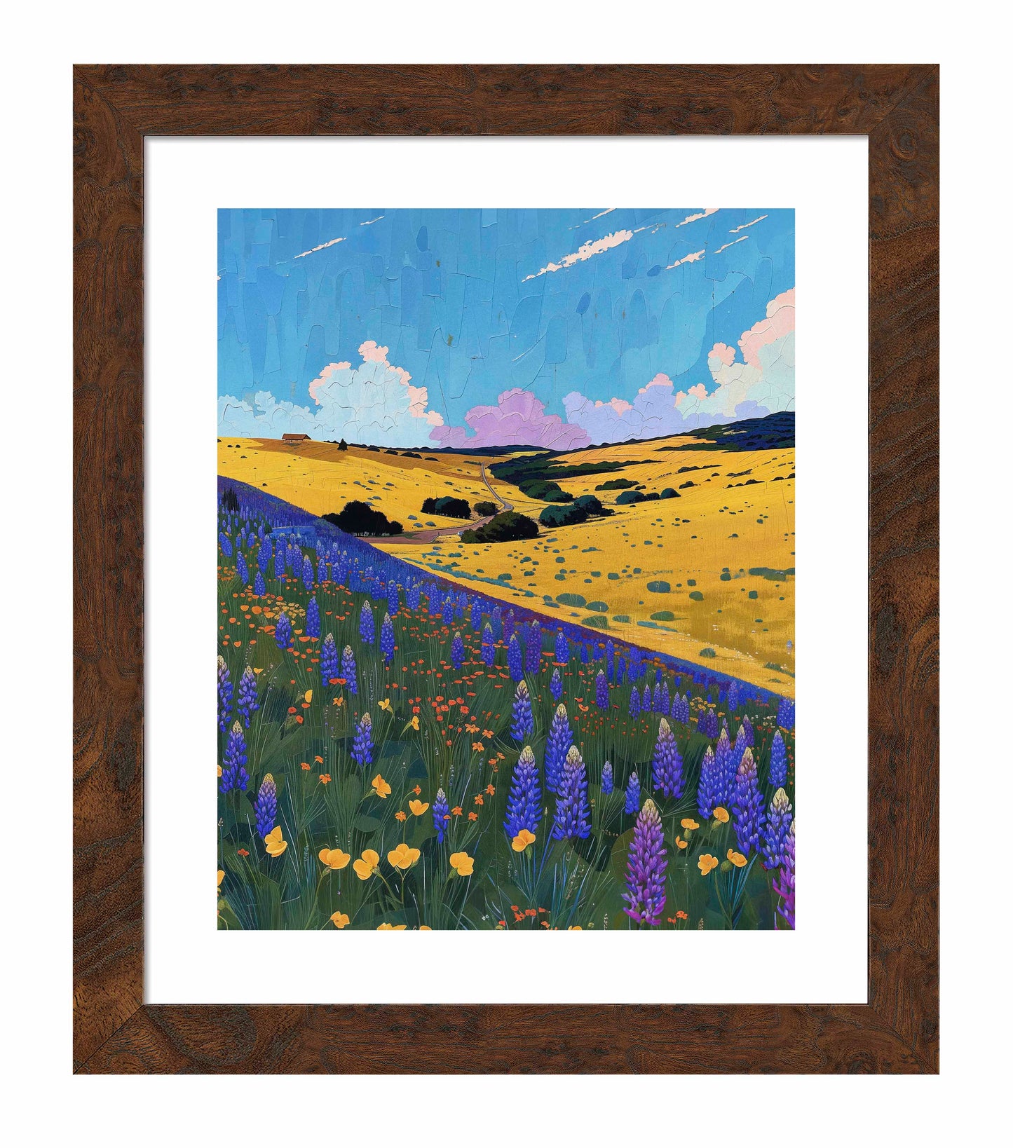 Bluebonnet Breeze II - Art Prints